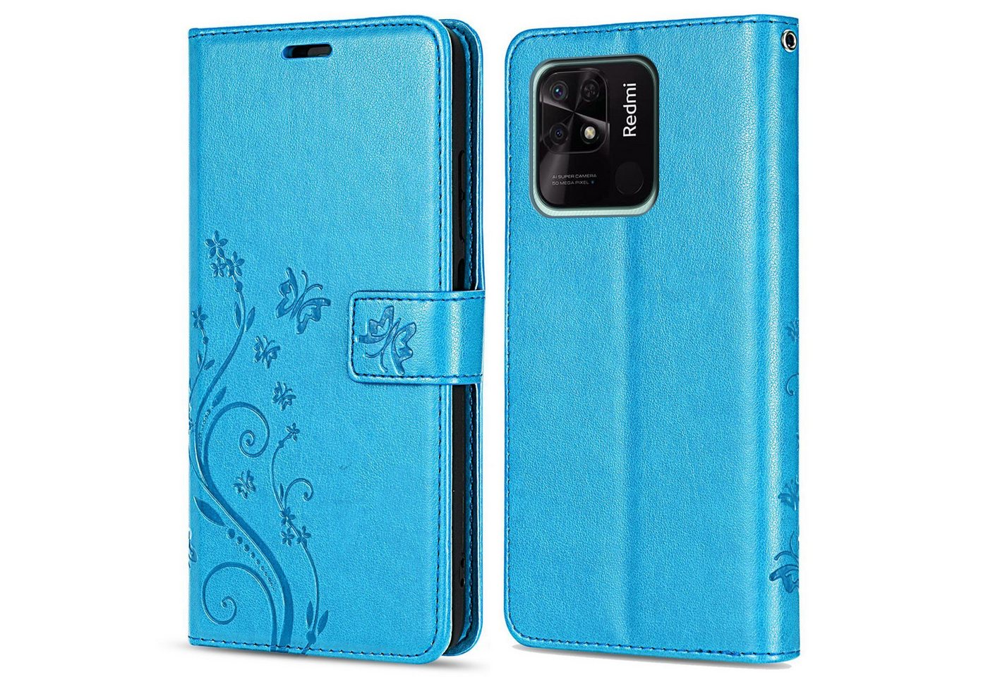 betterfon Smartphone-Hülle Handytasche für Xiaomi Redmi 10C Schutzhülle Klapphülle betterfon Smartphone-Hülle Handytasche für Xiaomi Redmi 10C Schutzhülle Klapphülle von betterfon