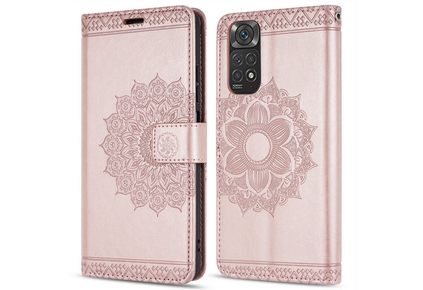 betterfon Smartphone-Hülle Handytasche für Xiaomi Redmi Note 11 / 11S Klapphülle Rosegold betterfon Smartphone-Hülle Handytasche für Xiaomi Redmi Note 11 / 11S Klapphülle Rosegold von betterfon