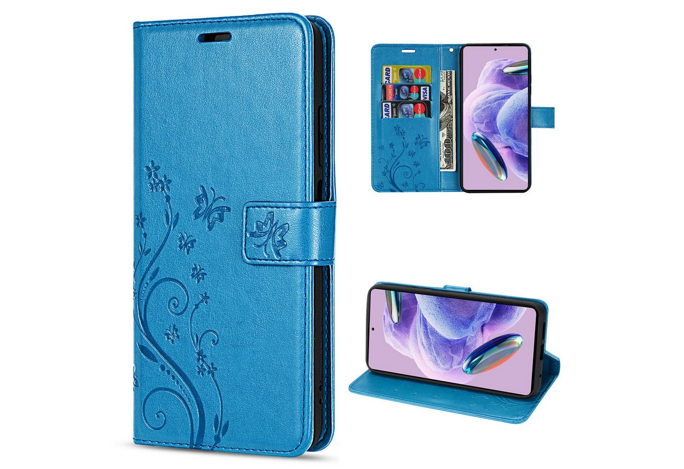 betterfon Smartphone-Hülle Handytasche für Xiaomi Redmi Note 12 Pro 5G / Poco X5 Pro 5G von betterfon