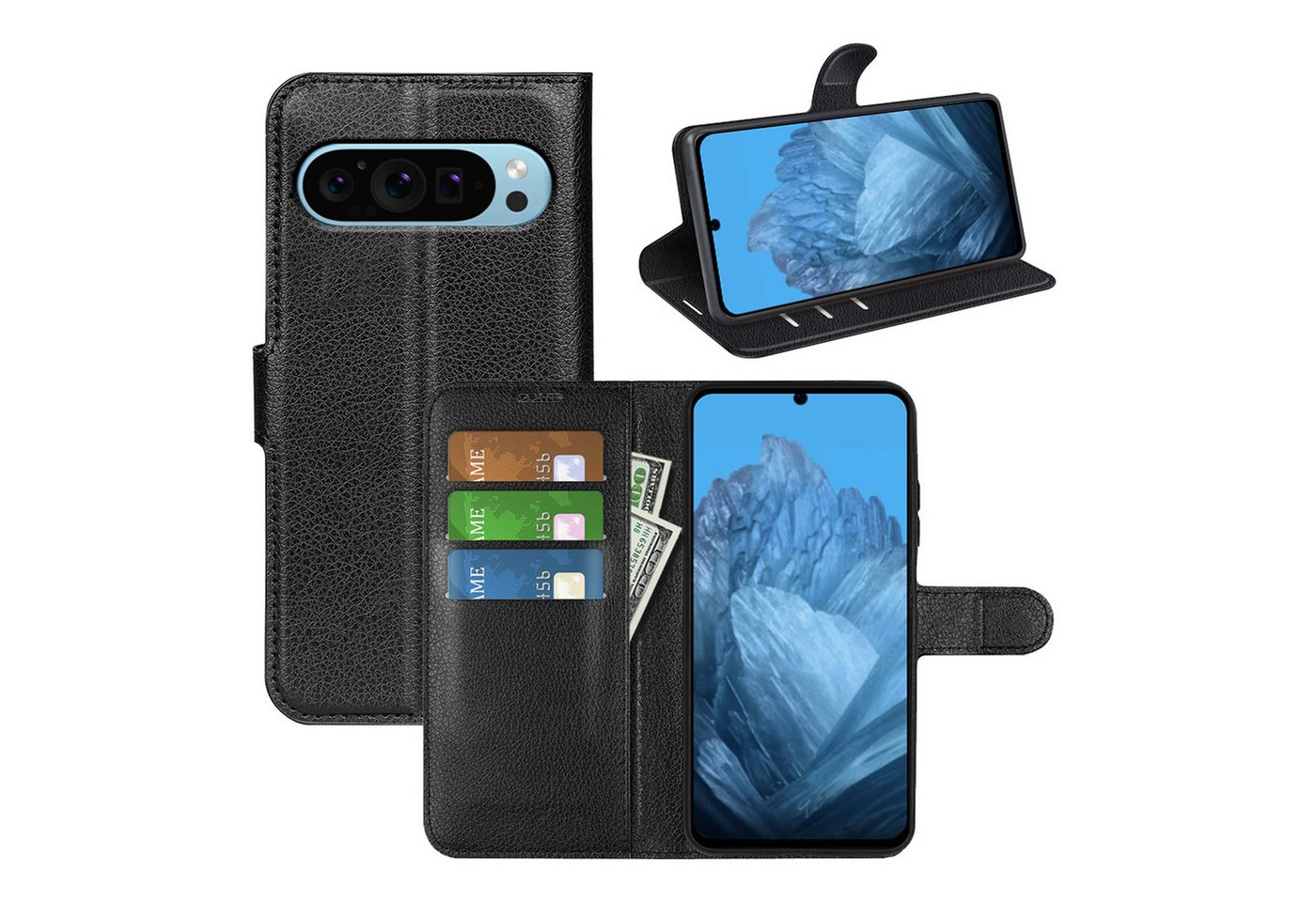 betterfon Smartphone-Hülle Hülle Google Pixel 9 / 9 Pro Handy Tasche Klapphülle Flip Cover Etui betterfon Smartphone-Hülle Hülle Google Pixel 9 / 9 Pro Handy Tasche Klapphülle Flip Cover Etui von betterfon