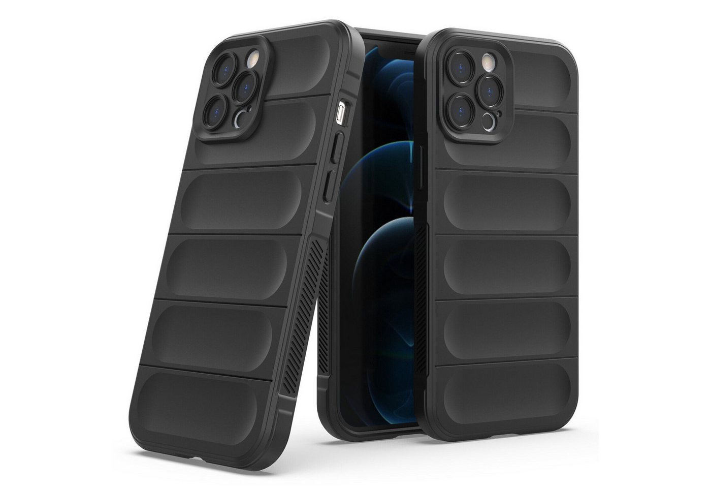 betterfon Smartphone-Hülle Outdoor Case für Apple iPhone 12 Back Cover Bumper TPU Case betterfon Smartphone-Hülle Outdoor Case für Apple iPhone 12 Back Cover Bumper TPU Case von betterfon