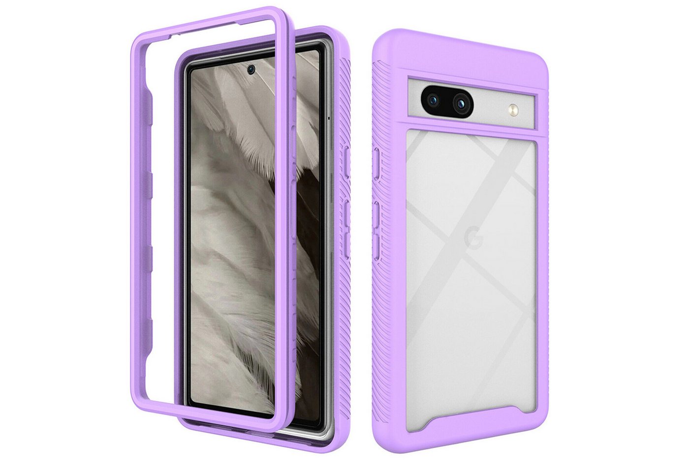 betterfon Smartphone-Hülle für Google Pixel 7A2-teiliges 360° Schutzcase mit Panzerglas betterfon Smartphone-Hülle für Google Pixel 7A2-teiliges 360° Schutzcase mit Panzerglas von betterfon