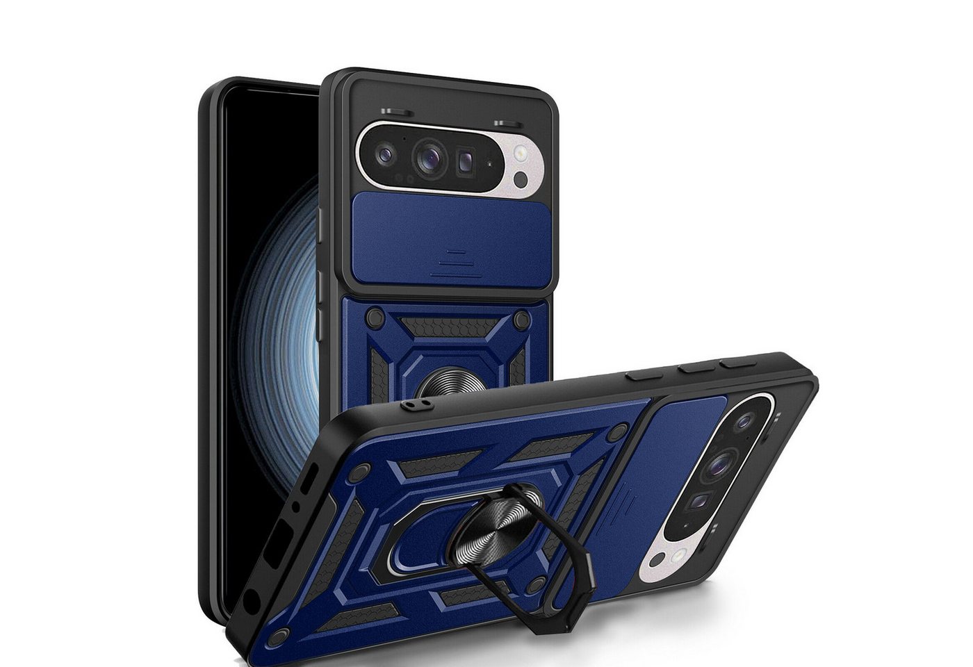 betterfon Smartphone-Hülle für Google Pixel 9 / 9 Pro Panzerhülle mit Kameraschutz & Ringhalter betterfon Smartphone-Hülle für Google Pixel 9 / 9 Pro Panzerhülle mit Kameraschutz & Ringhalter von betterfon