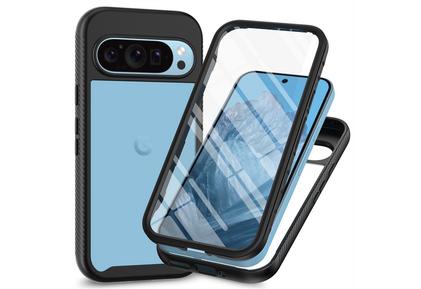betterfon Smartphone-Hülle für Google Pixel 9 / 9 Pro TPU Case mit 360° Rundumschutz betterfon Smartphone-Hülle für Google Pixel 9 / 9 Pro TPU Case mit 360° Rundumschutz von betterfon
