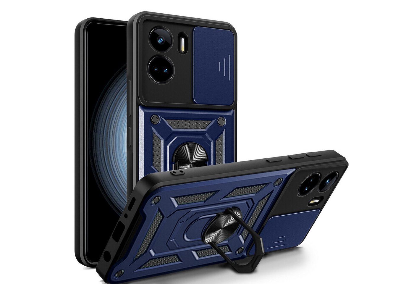 betterfon Smartphone-Hülle für Honor 90 Lite Panzerhülle mit Kameraschutz & Ringhalter betterfon Smartphone-Hülle für Honor 90 Lite Panzerhülle mit Kameraschutz & Ringhalter von betterfon