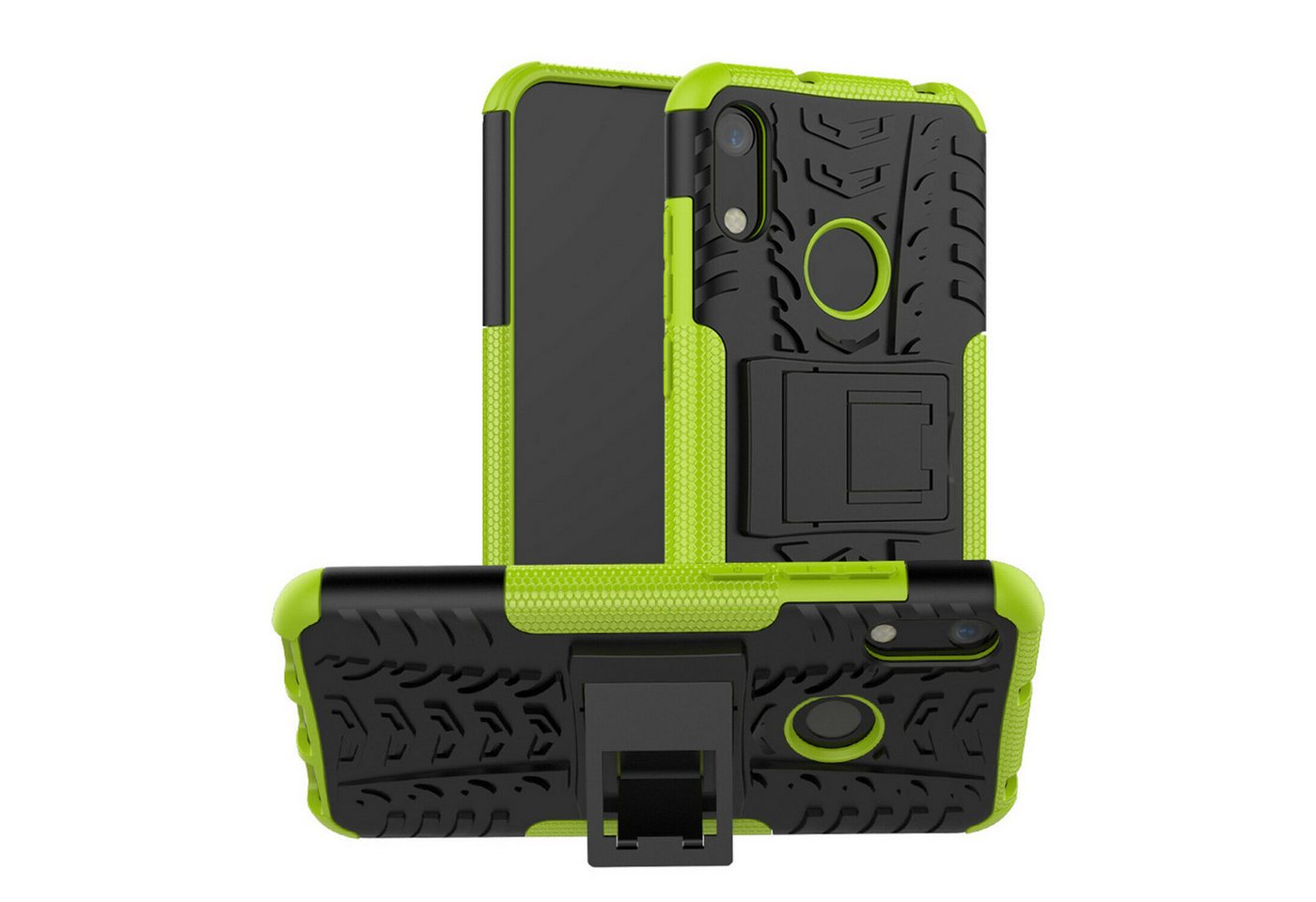 betterfon Smartphone-Hülle für Huawei Y6 2019 Robuste Outdoor Schutzhülle Panzer Case Grün betterfon Smartphone-Hülle für Huawei Y6 2019 Robuste Outdoor Schutzhülle Panzer Case Grün von betterfon