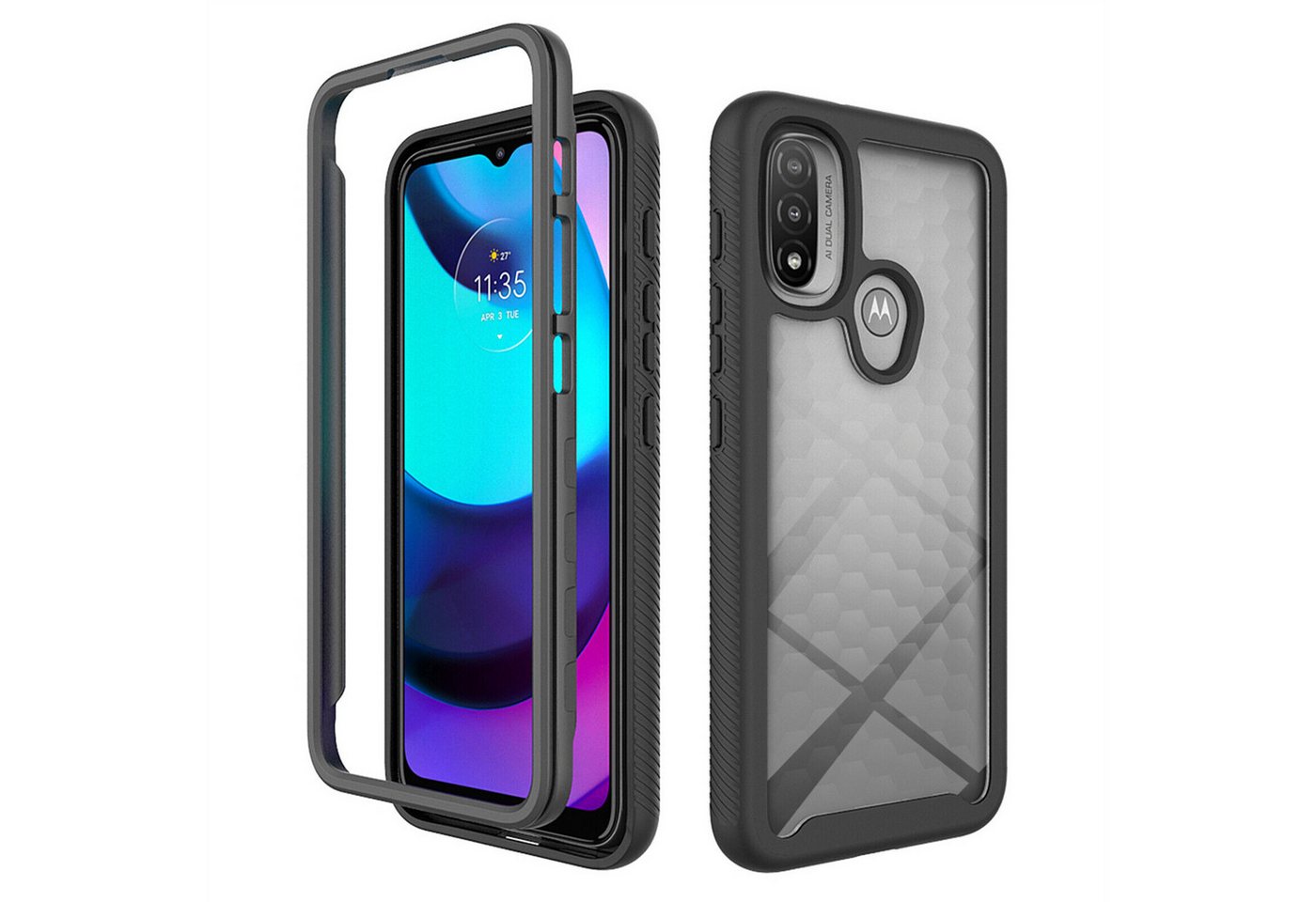 betterfon Smartphone-Hülle für Motorola Moto E20 / E30 / E402-teiliges 360° Schutzcase betterfon Smartphone-Hülle für Motorola Moto E20 / E30 / E402-teiliges 360° Schutzcase von betterfon