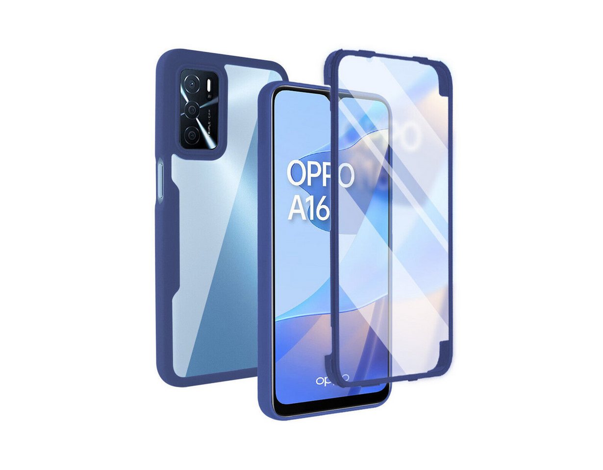betterfon Smartphone-Hülle für Oppo A16 / A16s 2-teiliges 360° Schutzcase mit Panzerglas betterfon Smartphone-Hülle für Oppo A16 / A16s 2-teiliges 360° Schutzcase mit Panzerglas von betterfon