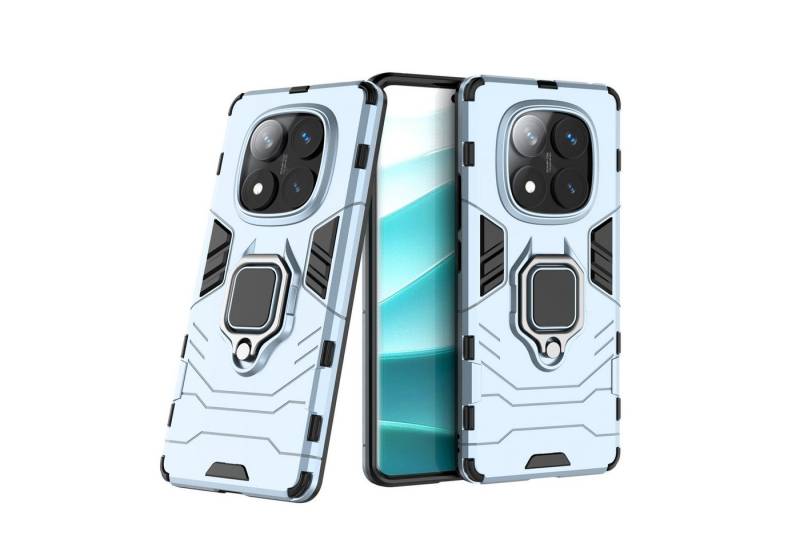 betterfon Smartphone-Hülle für Poco X7 Outdoor Panzerhülle mit Slide-Kameraschutz & Ringhalter von betterfon