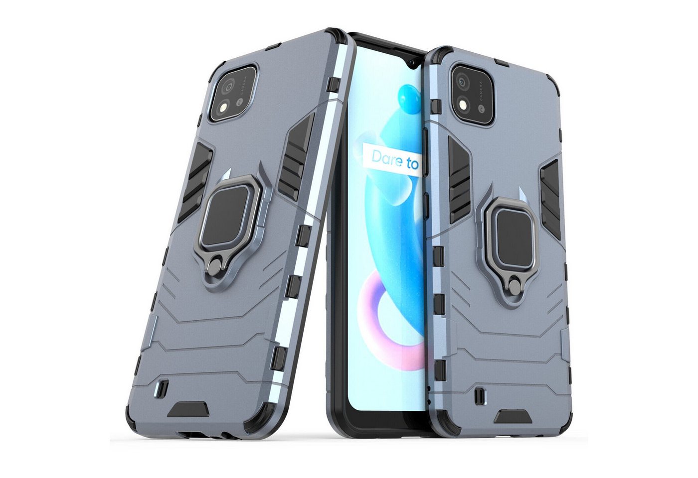 betterfon Smartphone-Hülle für Realme C11 2021 Outdoor Panzerhülle mit Slide-Kameraschutz betterfon Smartphone-Hülle für Realme C11 2021 Outdoor Panzerhülle mit Slide-Kameraschutz von betterfon