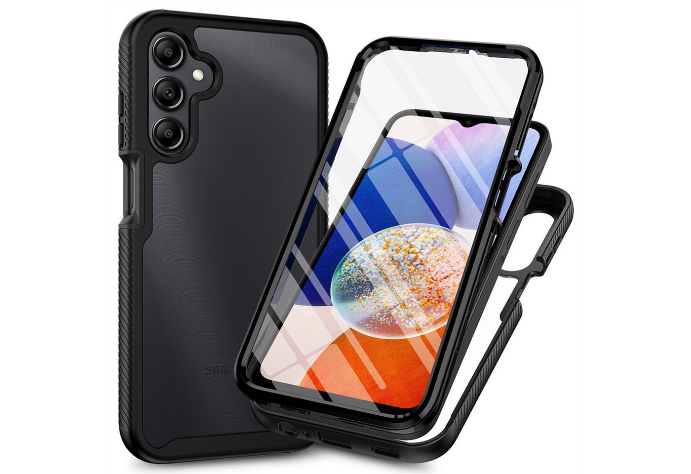 betterfon Smartphone-Hülle für Samsung Galaxy A05s TPU Case mit 360° Rundumschutz Displayschutz betterfon Smartphone-Hülle für Samsung Galaxy A05s TPU Case mit 360° Rundumschutz Displayschutz von betterfon
