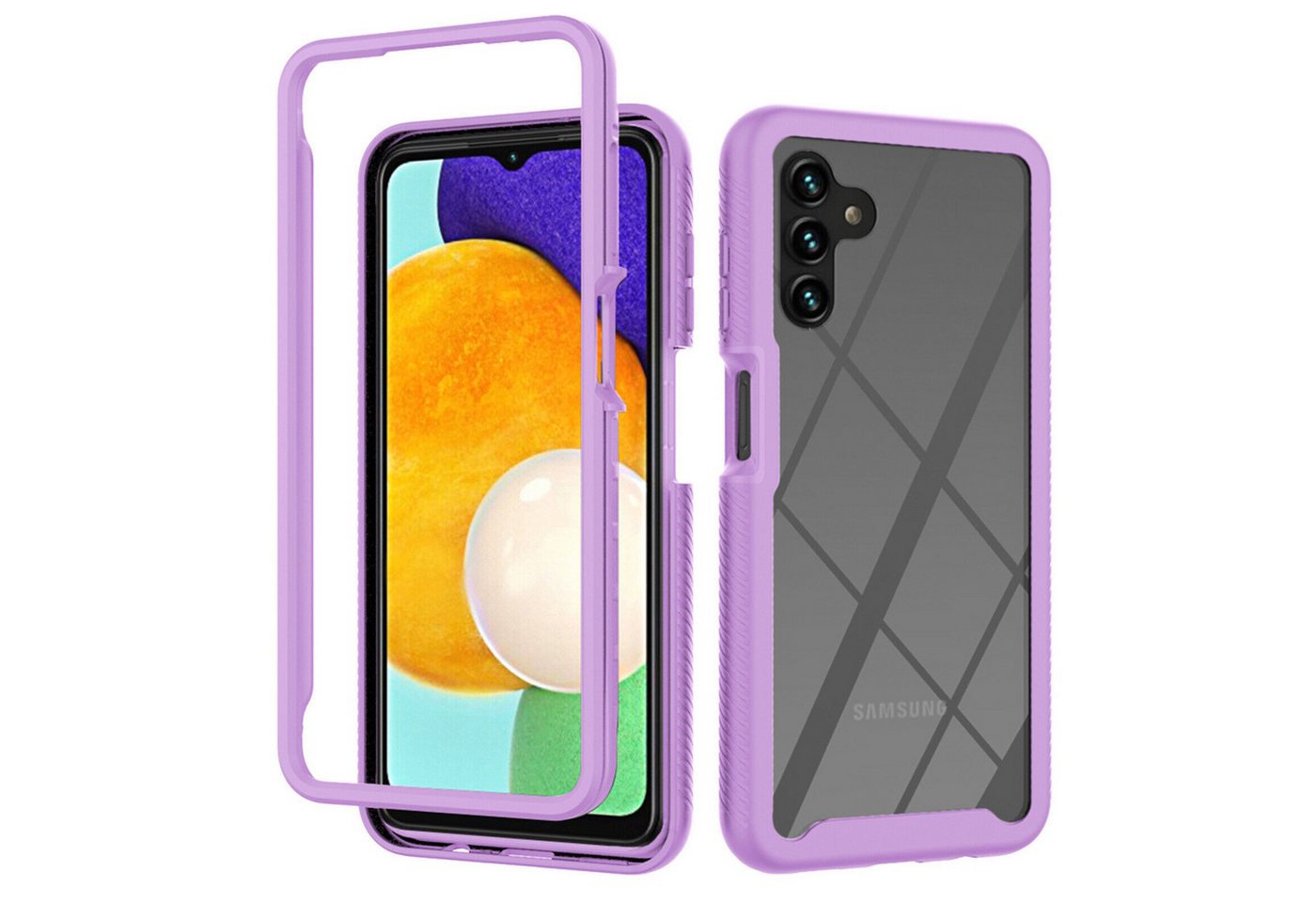 betterfon Smartphone-Hülle für Samsung Galaxy A13 5G / A04s2-teiliges 360° Schutzcase betterfon Smartphone-Hülle für Samsung Galaxy A13 5G / A04s2-teiliges 360° Schutzcase von betterfon