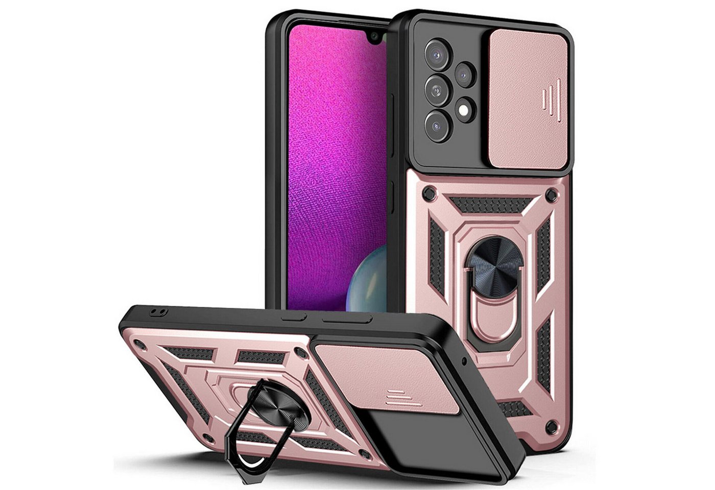 betterfon Smartphone-Hülle für Samsung Galaxy A23 5G Panzerhülle mit Kameraschutz Rosegold betterfon Smartphone-Hülle für Samsung Galaxy A23 5G Panzerhülle mit Kameraschutz Rosegold von betterfon