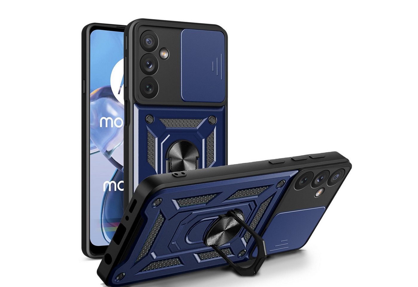 betterfon Smartphone-Hülle für Samsung Galaxy A34 5G Panzerhülle mit Kameraschutz & Ringhalter betterfon Smartphone-Hülle für Samsung Galaxy A34 5G Panzerhülle mit Kameraschutz & Ringhalter von betterfon