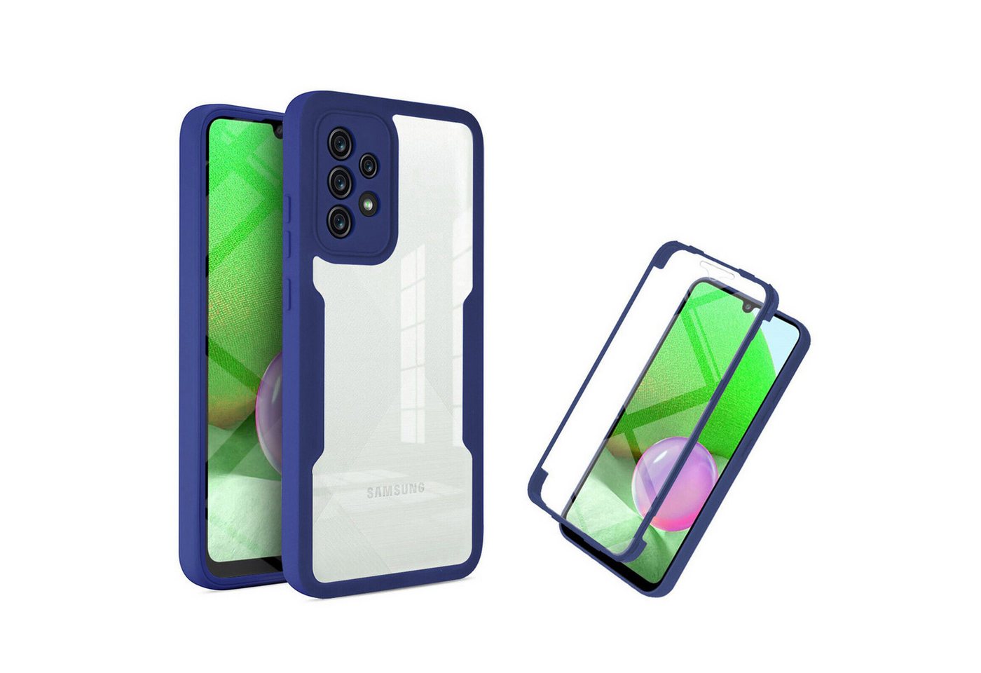 betterfon Smartphone-Hülle für Samsung Galaxy A52 / A52s 2-teiliges 360° Schutzcase betterfon Smartphone-Hülle für Samsung Galaxy A52 / A52s 2-teiliges 360° Schutzcase von betterfon