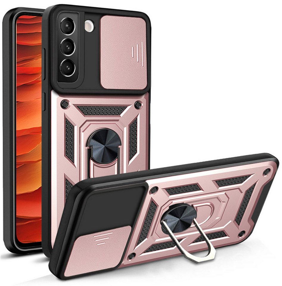 betterfon Smartphone-Hülle für Samsung Galaxy S22 5G Panzerhülle mit Kameraschutz & Ringhalter betterfon Smartphone-Hülle für Samsung Galaxy S22 5G Panzerhülle mit Kameraschutz & Ringhalter von betterfon