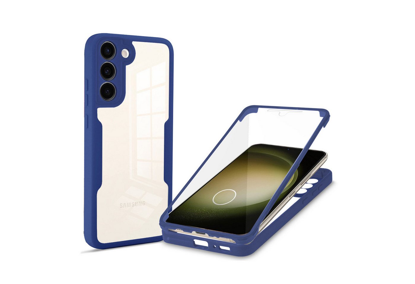 betterfon Smartphone-Hülle für Samsung Galaxy S23 2-teiliges 360° Schutzcase mit Panzerglas betterfon Smartphone-Hülle für Samsung Galaxy S23 2-teiliges 360° Schutzcase mit Panzerglas von betterfon