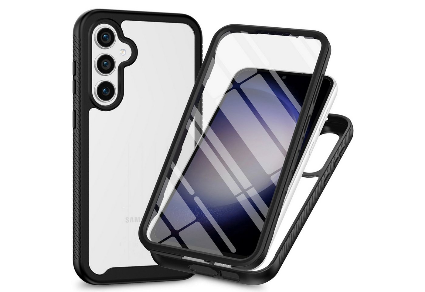 betterfon Smartphone-Hülle für Samsung Galaxy S24 FE TPU Case mit 360° Rundumschutz Displayschutz betterfon Smartphone-Hülle für Samsung Galaxy S24 FE TPU Case mit 360° Rundumschutz Displayschutz von betterfon