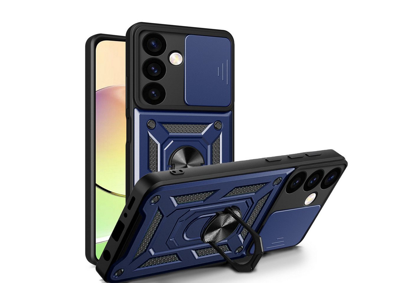 betterfon Smartphone-Hülle für Samsung Galaxy S24 Panzerhülle mit Kameraschutz & Ringhalter betterfon Smartphone-Hülle für Samsung Galaxy S24 Panzerhülle mit Kameraschutz & Ringhalter von betterfon