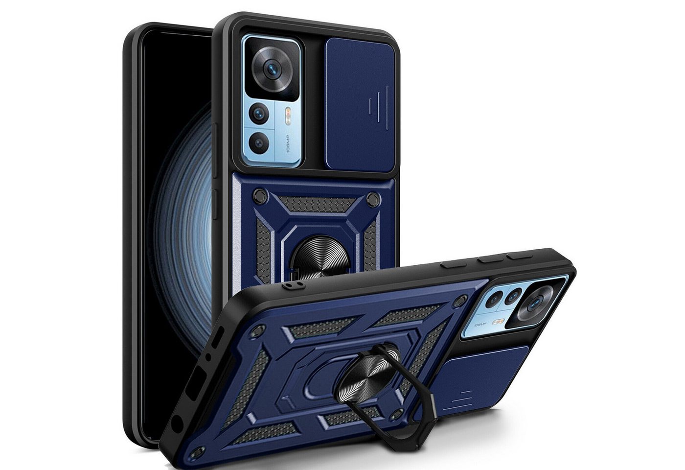 betterfon Smartphone-Hülle für Xiaomi 12T / 12T Pro Panzerhülle mit Kameraschutz & Ringhalter betterfon Smartphone-Hülle für Xiaomi 12T / 12T Pro Panzerhülle mit Kameraschutz & Ringhalter von betterfon