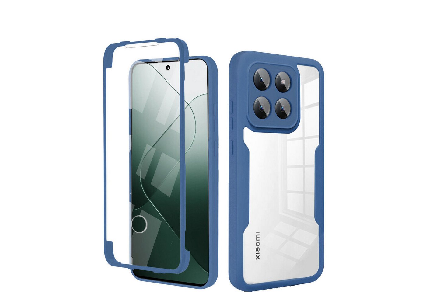 betterfon Smartphone-Hülle für Xiaomi 14 Pro 2-teiliges 360° Schutzcase mit Panzerglas betterfon Smartphone-Hülle für Xiaomi 14 Pro 2-teiliges 360° Schutzcase mit Panzerglas von betterfon