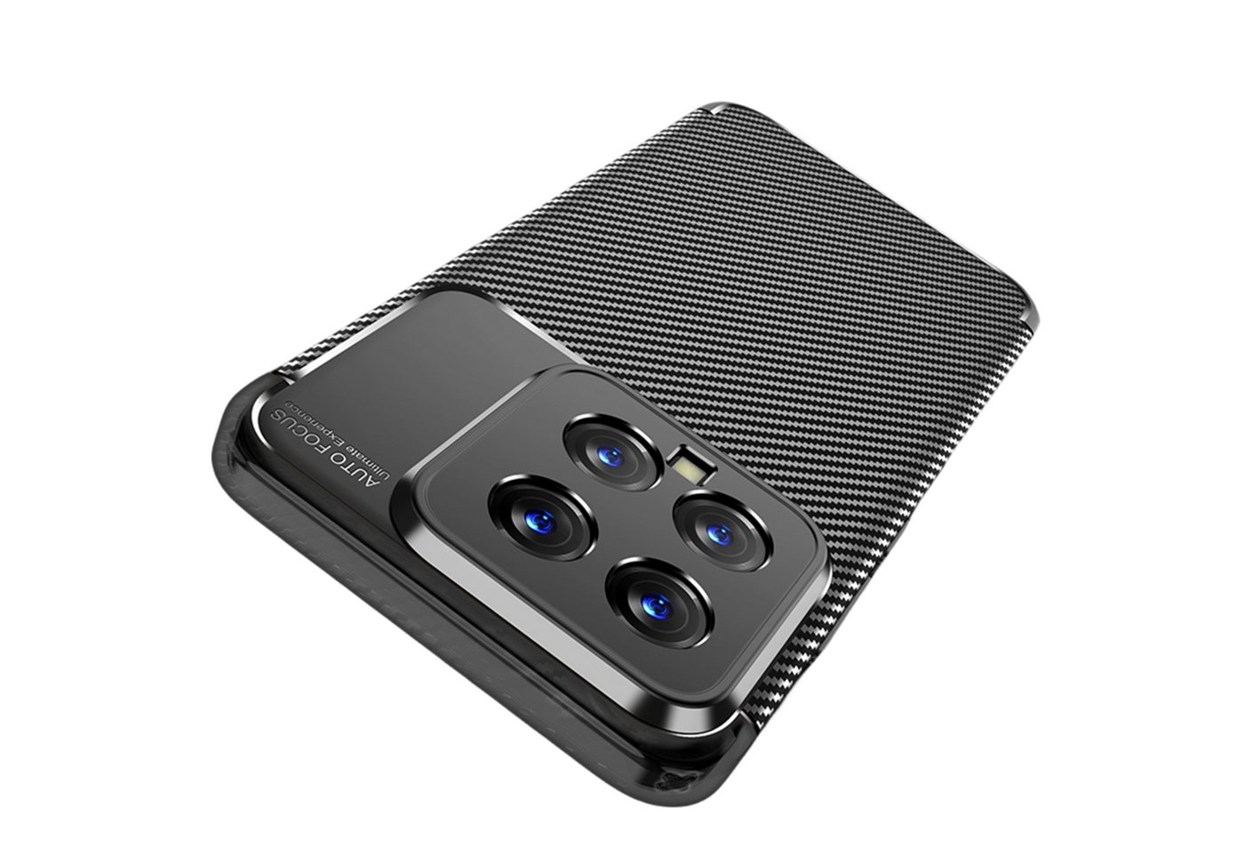 betterfon Smartphone-Hülle für Xiaomi 14 Silikon Case TPU Bumper Schale Schwarz, Carbon-Look – stoßfestes Case mit Air-Cushion & Metall-Optik betterfon Smartphone-Hülle für Xiaomi 14 Silikon Case TPU Bumper Schale Schwarz, Carbon-Look – stoßfestes Case mit Air-Cushion & Metall-Optik von betterfon