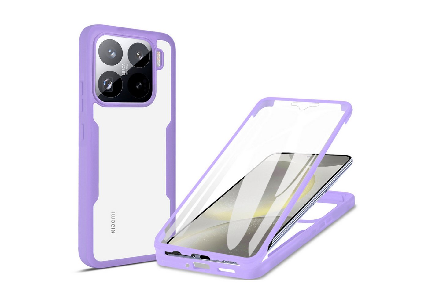 betterfon Smartphone-Hülle für Xiaomi 15 2-teiliges 360° Schutzcase mit Panzerglas betterfon Smartphone-Hülle für Xiaomi 15 2-teiliges 360° Schutzcase mit Panzerglas von betterfon