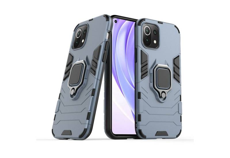 betterfon Smartphone-Hülle für Xiaomi Mi 11 Lite 5G / 4G Outdoor Panzerhülle Türkis von betterfon