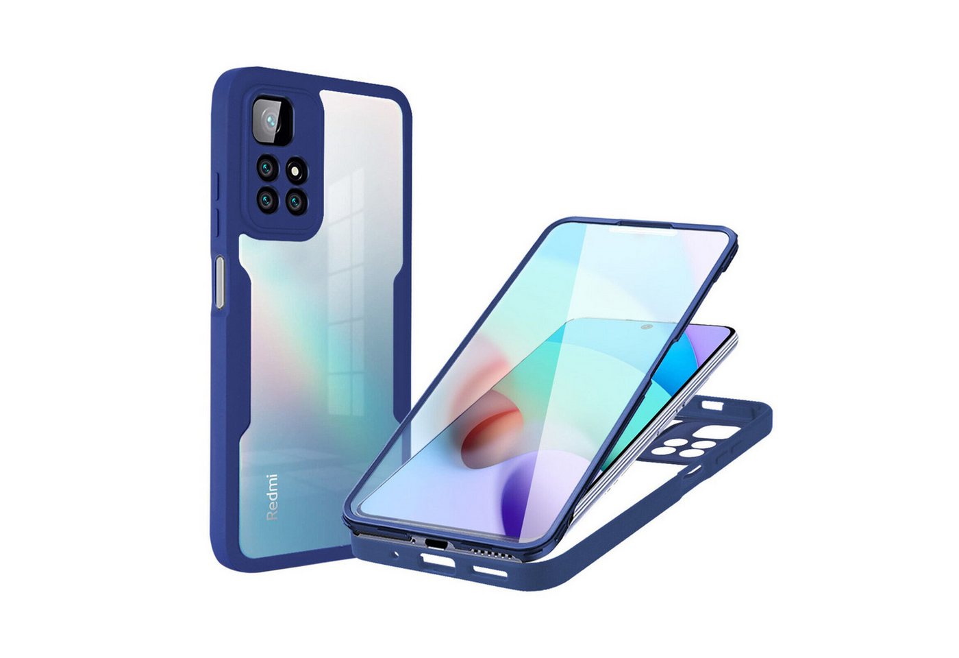 betterfon Smartphone-Hülle für Xiaomi Redmi 10 2022 2-teiliges 360° Schutzcase mit Panzerglas betterfon Smartphone-Hülle für Xiaomi Redmi 10 2022 2-teiliges 360° Schutzcase mit Panzerglas von betterfon