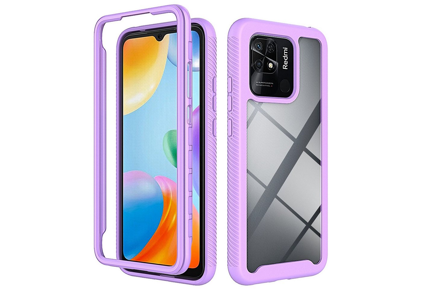 betterfon Smartphone-Hülle für Xiaomi Redmi 10C2-teiliges 360° Schutzcase mit Panzerglas betterfon Smartphone-Hülle für Xiaomi Redmi 10C2-teiliges 360° Schutzcase mit Panzerglas von betterfon