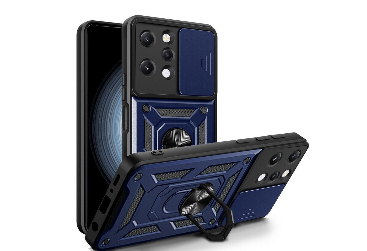 betterfon Smartphone-Hülle für Xiaomi Redmi 12 Panzerhülle mit Kameraschutz & Ringhalter betterfon Smartphone-Hülle für Xiaomi Redmi 12 Panzerhülle mit Kameraschutz & Ringhalter von betterfon