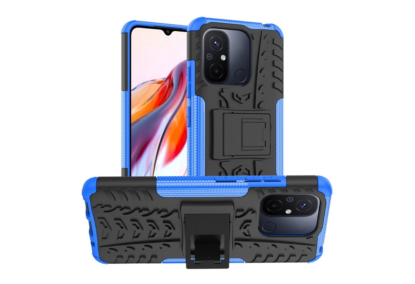 betterfon Smartphone-Hülle für Xiaomi Redmi 12C Robuste Outdoor Schutzhülle Panzer Case betterfon Smartphone-Hülle für Xiaomi Redmi 12C Robuste Outdoor Schutzhülle Panzer Case von betterfon