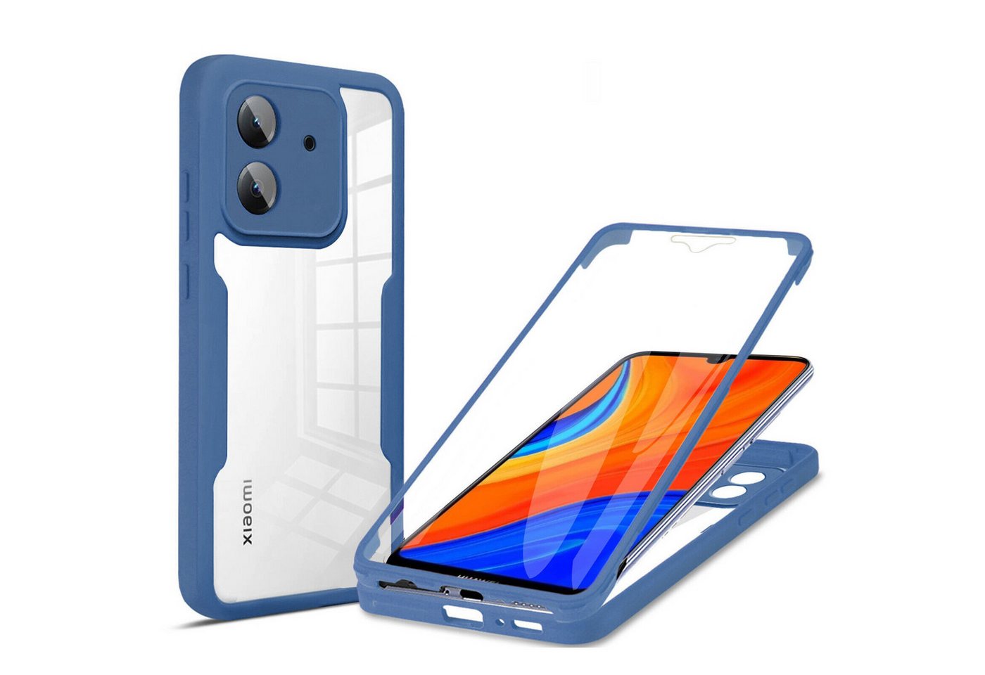 betterfon Smartphone-Hülle für Xiaomi Redmi 13C 2-teiliges 360° Schutzcase mit Panzerglas betterfon Smartphone-Hülle für Xiaomi Redmi 13C 2-teiliges 360° Schutzcase mit Panzerglas von betterfon