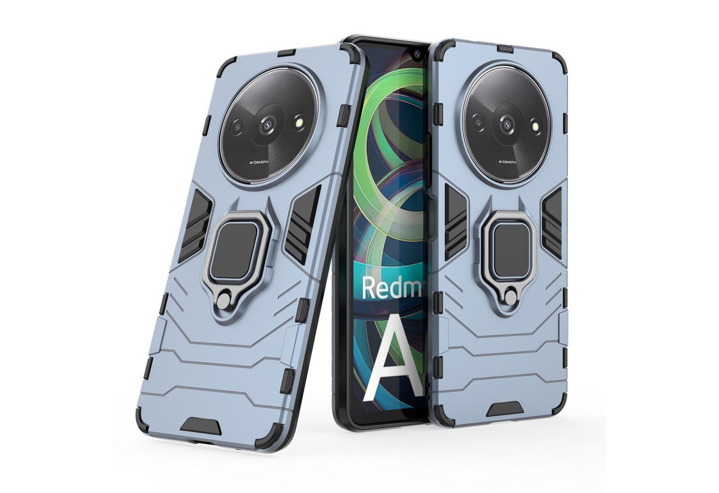 betterfon Smartphone-Hülle für Xiaomi Redmi A3 Outdoor Panzerhülle mit Slide-Kameraschutz betterfon Smartphone-Hülle für Xiaomi Redmi A3 Outdoor Panzerhülle mit Slide-Kameraschutz von betterfon