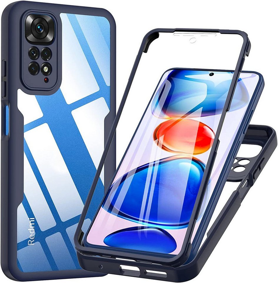 betterfon Smartphone-Hülle für Xiaomi Redmi Note 11 / 11S 2-teiliges 360° Schutzcase betterfon Smartphone-Hülle für Xiaomi Redmi Note 11 / 11S 2-teiliges 360° Schutzcase von betterfon