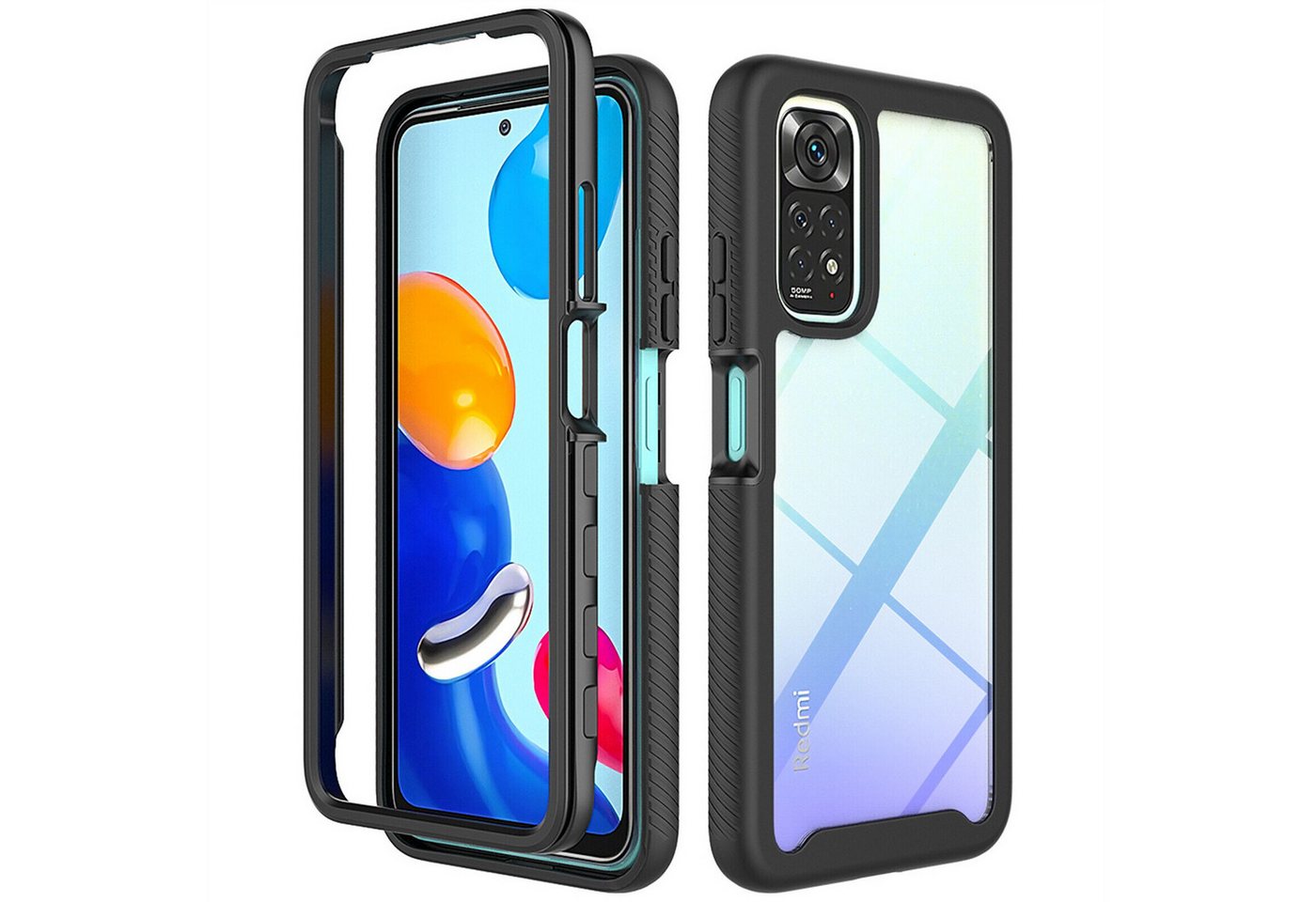 betterfon Smartphone-Hülle für Xiaomi Redmi Note 11 / 11S2-teiliges 360° Schutzcase betterfon Smartphone-Hülle für Xiaomi Redmi Note 11 / 11S2-teiliges 360° Schutzcase von betterfon
