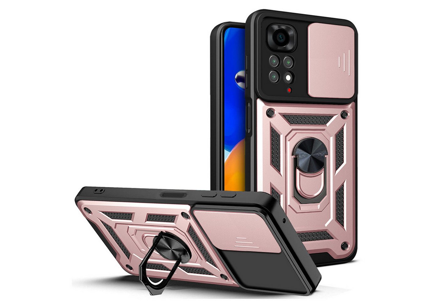 betterfon Smartphone-Hülle für Xiaomi Redmi Note 11 / 11s Panzerhülle Rosegold betterfon Smartphone-Hülle für Xiaomi Redmi Note 11 / 11s Panzerhülle Rosegold von betterfon