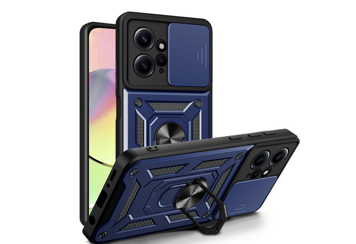 betterfon Smartphone-Hülle für Xiaomi Redmi Note 12 4G Panzerhülle mit Kameraschutz & Ringhalter betterfon Smartphone-Hülle für Xiaomi Redmi Note 12 4G Panzerhülle mit Kameraschutz & Ringhalter von betterfon