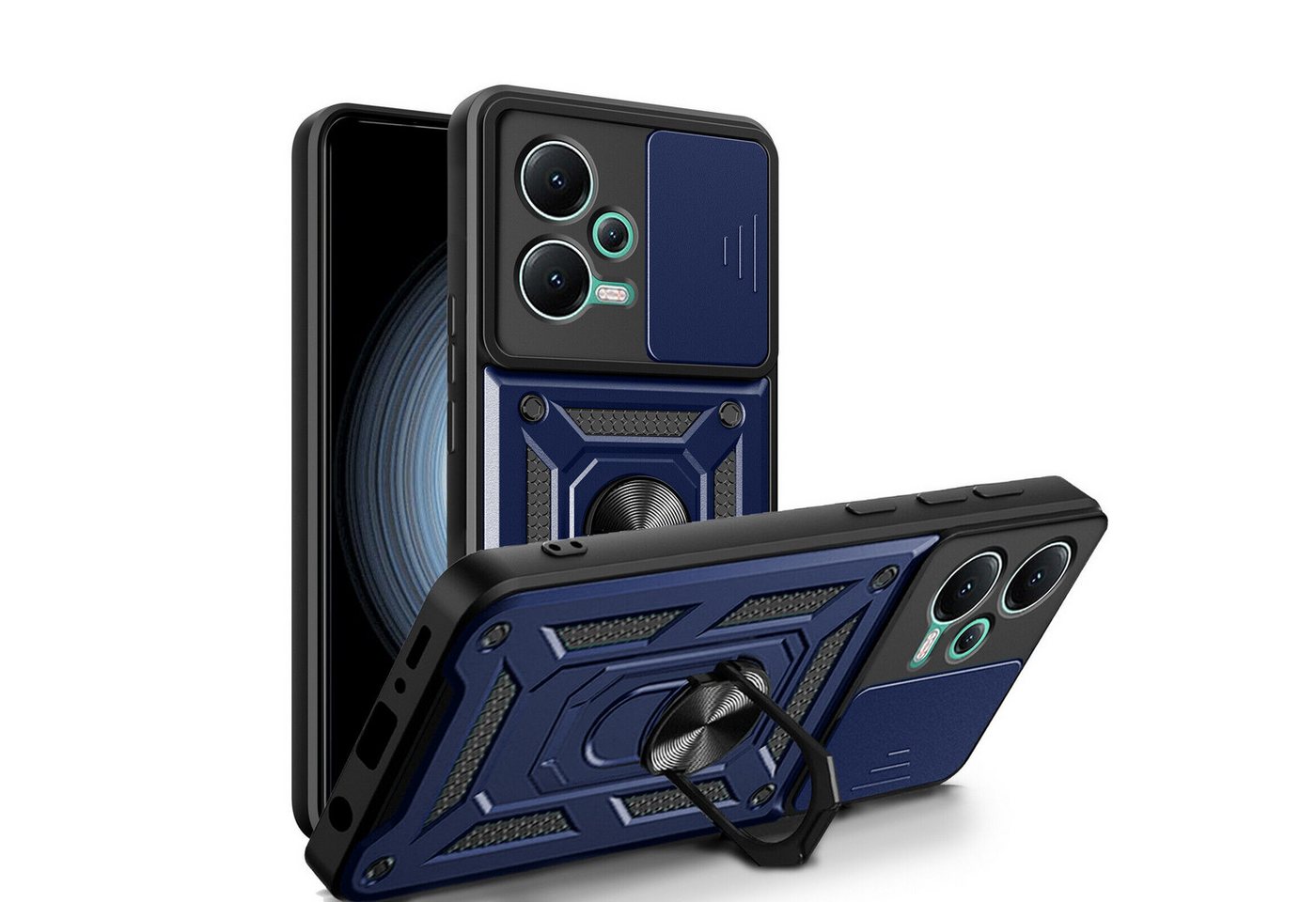 betterfon Smartphone-Hülle für Xiaomi Redmi Note 12 5G / Poco X5 5G Panzerhülle betterfon Smartphone-Hülle für Xiaomi Redmi Note 12 5G / Poco X5 5G Panzerhülle von betterfon