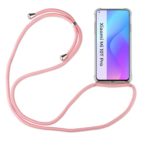 betterfon Hülle Kompatibel mit Xiaomi Mi 10T Pro | Handykette Smartphone Halskette Hülle mit Band | Handyhülle mit Kordel zum Umhängen Kompatibel für Mi 10T Pro | Rosa betterfon Hülle Kompatibel mit Xiaomi Mi 10T Pro | Handykette Smartphone Halskette Hülle mit Band | Handyhülle mit Kordel zum Umhängen Kompatibel für Mi 10T Pro | Rosa von betterfon