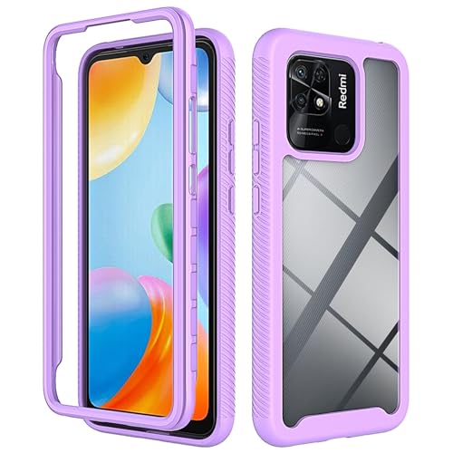 betterfon Handyhülle Kompatibel mit Xiaomi Redmi 10C Hülle | Schutzhülle für Redmi 10C Stoßfest Outdoor Cover 2 Teilig TPU Bumper Case mit Kanteschutz | Lila betterfon Handyhülle Kompatibel mit Xiaomi Redmi 10C Hülle | Schutzhülle für Redmi 10C Stoßfest Outdoor Cover 2 Teilig TPU Bumper Case mit Kanteschutz | Lila von betterfon
