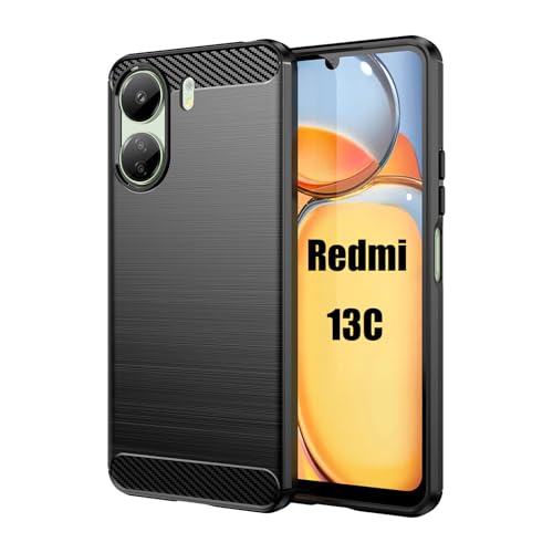 betterfon Hülle Kompatibel mit Xiaomi Redmi 13C / Poco C65 | Handyhülle für Redmi 13C / Poco C65 | Carbon Handy Tasche | Schwarz betterfon Hülle Kompatibel mit Xiaomi Redmi 13C / Poco C65 | Handyhülle für Redmi 13C / Poco C65 | Carbon Handy Tasche | Schwarz von betterfon