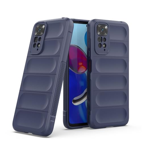 Handyhülle Kompatibel mit Xiaomi Note 11s | Outdoor Stoßfeste Handy Tasche Case Schutzhülle TPU Silikon Cover Bumper für Note 11s | Blau Handyhülle Kompatibel mit Xiaomi Note 11s | Outdoor Stoßfeste Handy Tasche Case Schutzhülle TPU Silikon Cover Bumper für Note 11s | Blau von betterfon
