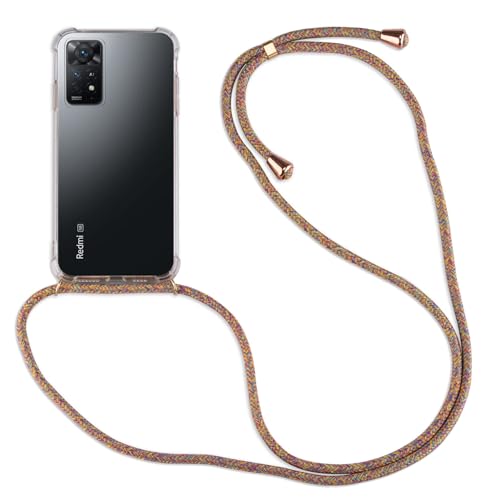 betterfon | Xiaomi Redmi Note 12 Pro 4G Handykette Smartphone Halskette Hülle mit Band - Schnur mit Case zum umhängen Handyhülle mit Kordel zum Umhängen für Xiaomi Redmi Note 11 Pro 5G in Rainbow von betterfon