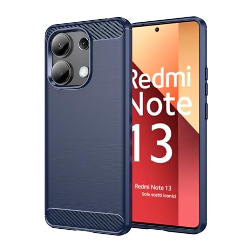 betterfon Hülle Kompatibel mit Xiaomi Redmi Note 13 4G | Handyhülle für Redmi Note 13 4G | Carbon Handy Tasche | Blau betterfon Hülle Kompatibel mit Xiaomi Redmi Note 13 4G | Handyhülle für Redmi Note 13 4G | Carbon Handy Tasche | Blau von betterfon