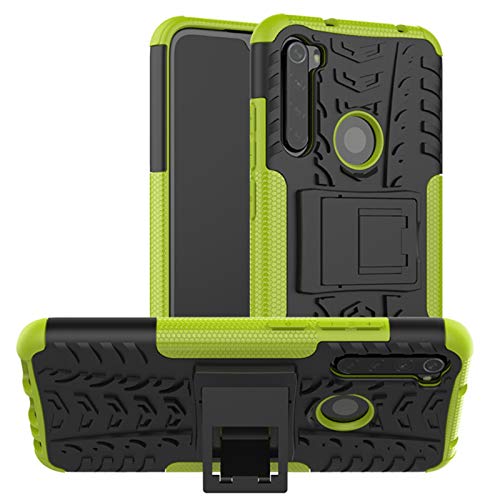 betterfon | Xiaomi Redmi Note 8 Hülle Outdoor Handy Tasche Hybrid Case Schutzhülle Panzer TPU Silikon Hard Cover Bumper für Xiaomi Redmi Note 8 Grün von betterfon