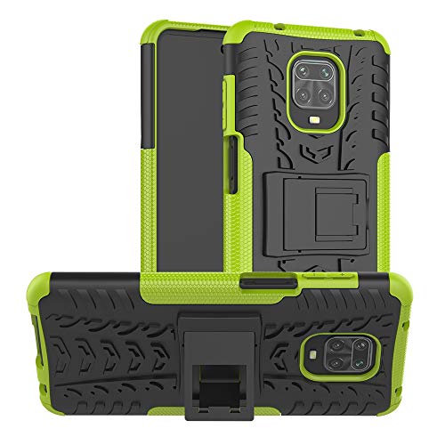 betterfon | Xiaomi Redmi Note 9S / Note 9 Pro Hülle Outdoor Handy Tasche Hybrid Case Schutzhülle Panzer TPU Silikon Hard Cover Bumper für Xiaomi Redmi Note 9S / Note 9 Pro Grün von betterfon