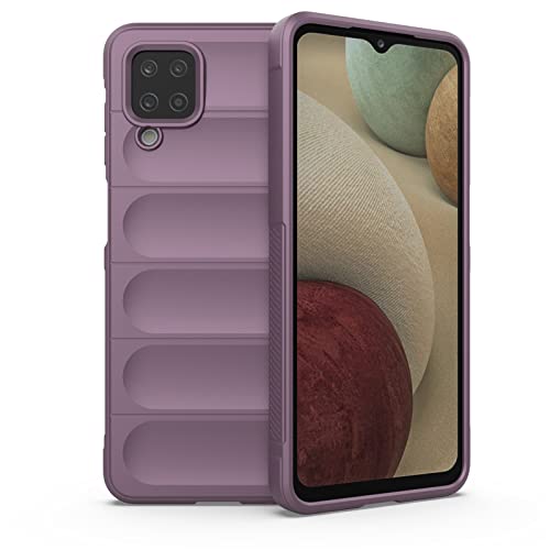 Handyhülle Kompatibel mit Samsung Galaxy A12 | Outdoor Stoßfeste Handy Tasche Case Schutzhülle TPU Silikon Cover Bumper für Galaxy A12 | Lila Handyhülle Kompatibel mit Samsung Galaxy A12 | Outdoor Stoßfeste Handy Tasche Case Schutzhülle TPU Silikon Cover Bumper für Galaxy A12 | Lila von betterfon