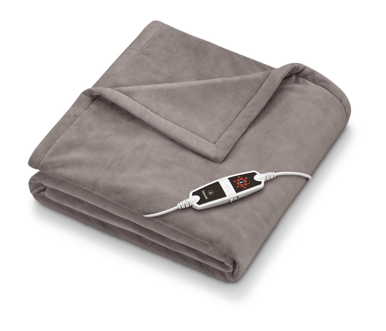 beurer Heizdecke cosy taupe HD150 Taupe von beurer