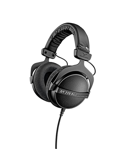 Beyerdynamic DT 770 PRO 250 Black Limited Edition Over-Ear-Studiokopfhörer. Geschlossene Bauweise, kabelgebunden für Studioanwendung ideal zum Abmischen im Studio von beyerdynamic